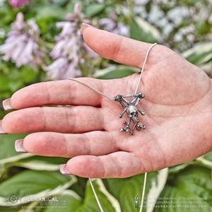 K&ouml;nnte beinhalten: Eine silberne Halskette mit einem Totenkopf- und Knochenkreuz-Anh&auml;nger. Der Anh&auml;nger ist detailliert und kunstvoll gearbeitet, mit einem realistischen Totenkopf und gekreuzten Knochen. Die Halskette ist an einer silbernen Kette.