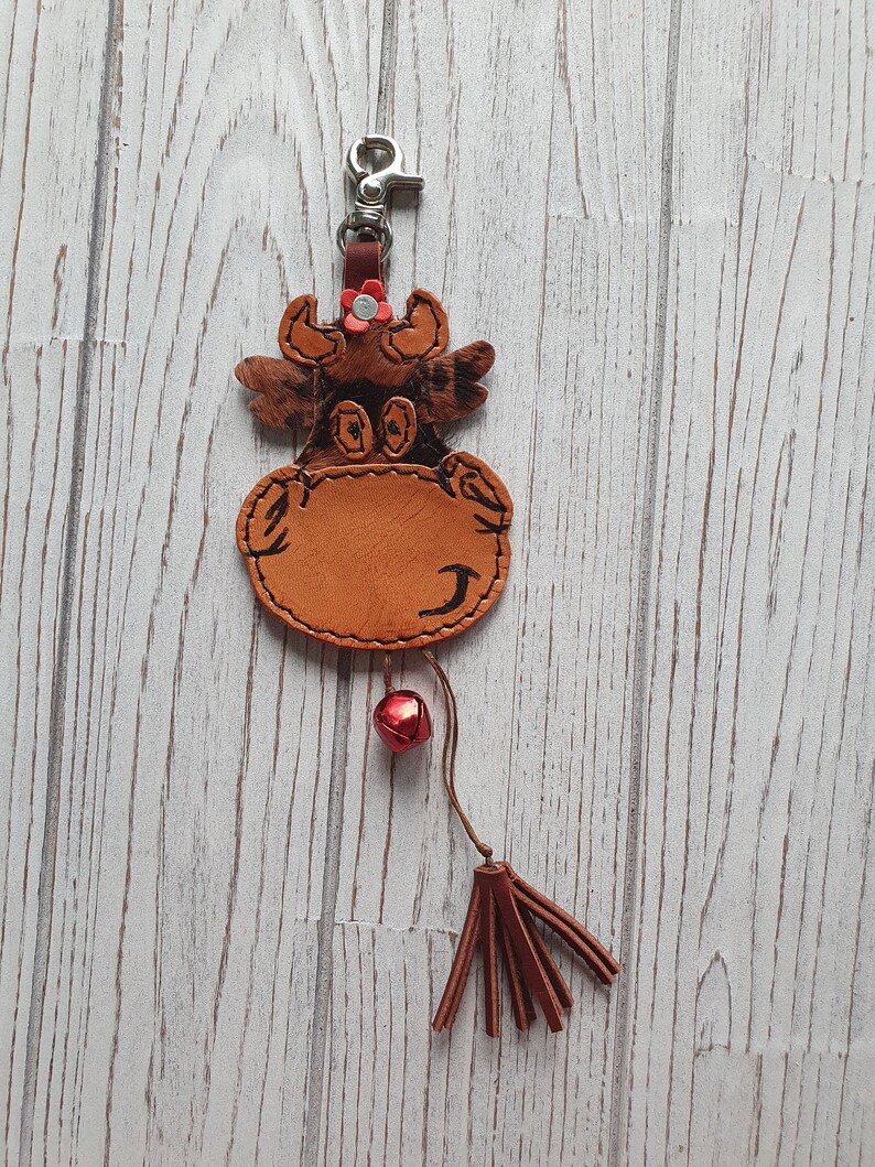 The ox 2021 keychain bag pendant key chain year of the Ox gift to Personalize for free