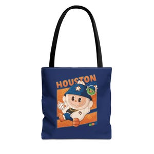Houston Baseball Tragetasche - Stilvolle, vielseitige, schicke Tragetasche, ideal für Sportveranstaltungen, den täglichen Gebrauch, Geschenke und Souvenirs