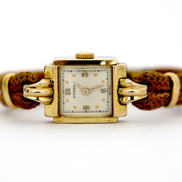 1940s Eterna Ladies Luxury Art Deco Wristwatch, Eterna, Art Deco ladies watch, Unique gift for her, Rare Swiss watches, Gift for her