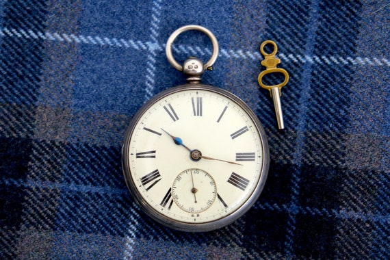 1860s Verge Fusee Silver Pocket watch, Verge Fuse… - image 2