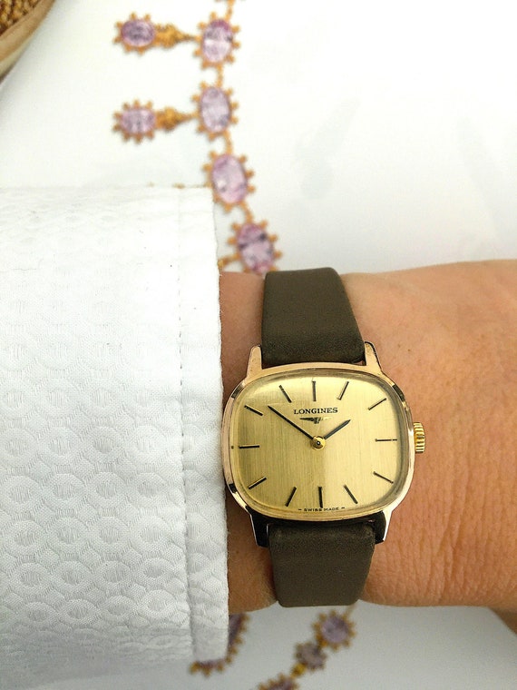 Vintage Longines Ladies Watch 18K Gold Plated Longines