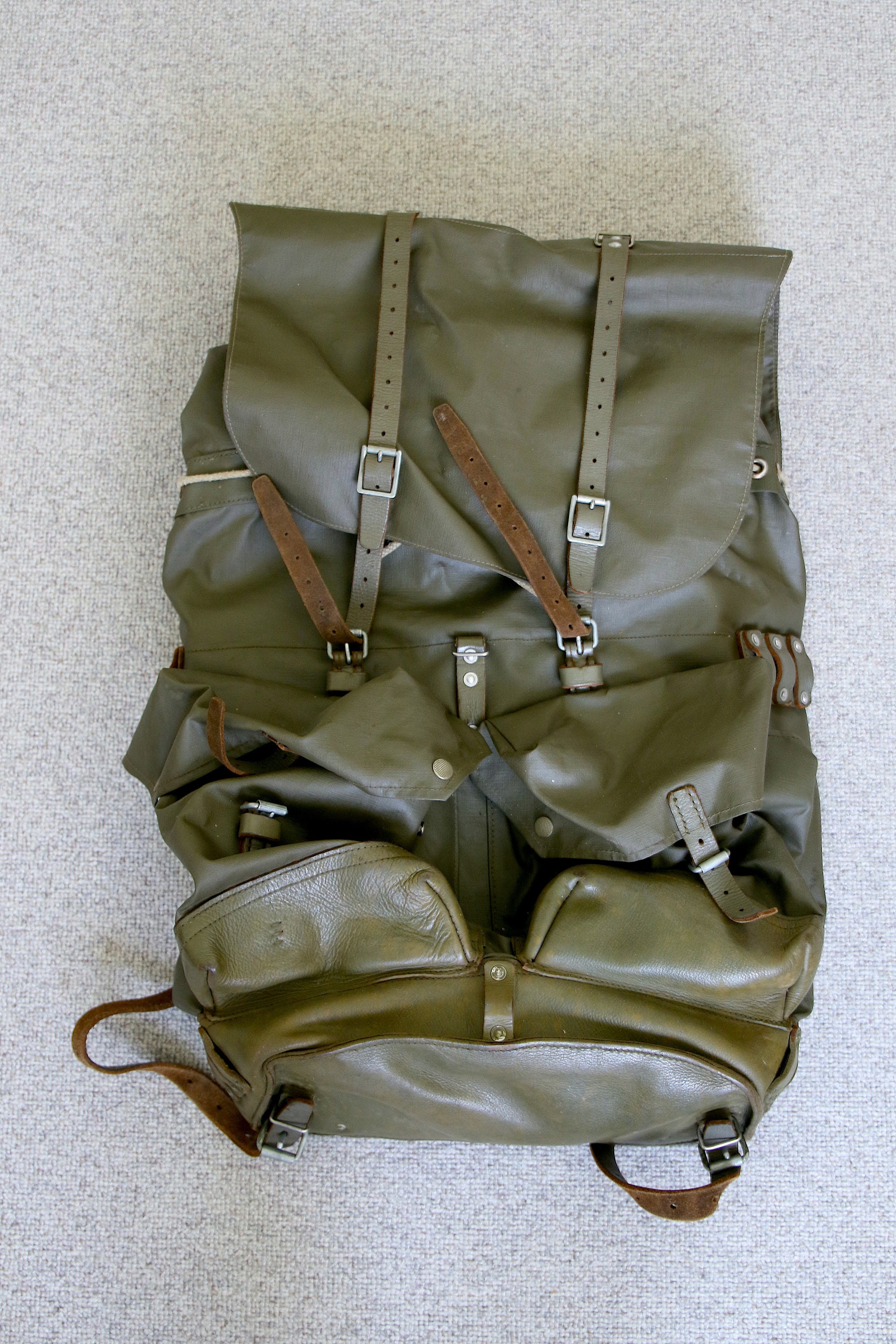 Reserved for Alfredo 1970s Swiss Army Waterproof Heavy Duty Backpack Rare Vintage Swiss Army Rubberized Waterproof Backpack Swiss Army Etsy India
