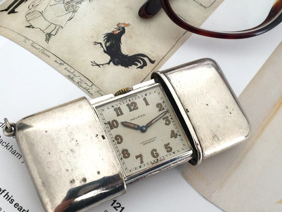 1920s RARE Movado Ermeto Chronometre Marked With US Patent