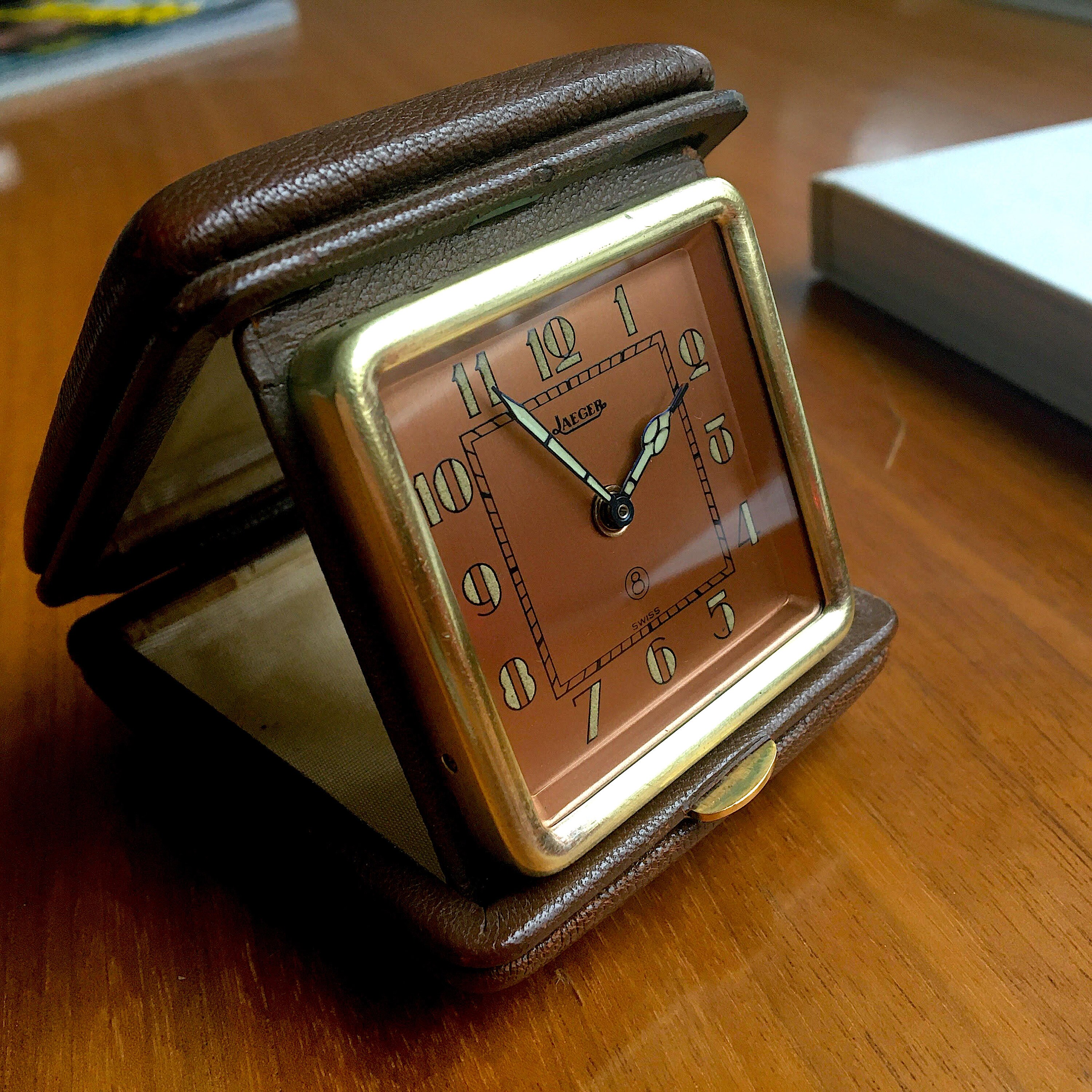 1930s Jaegerlecoultre 8 Days Travel Alarm Clock Rare Etsy