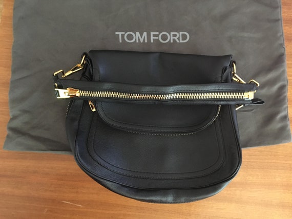 Authentic Vintage Tom Ford Jennifer Large Black C… - image 9