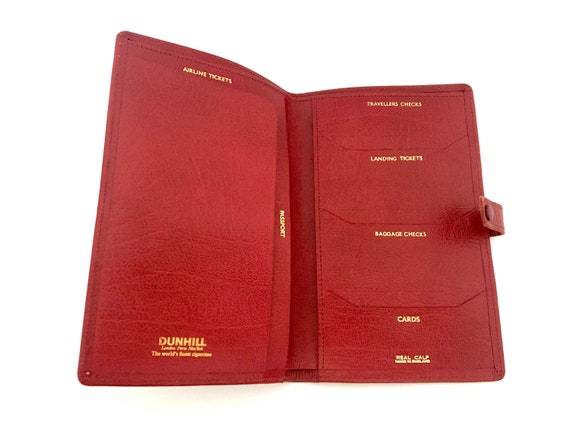 1990s DUNHILL Passport, Airline Tickets, Cards, B… - image 1