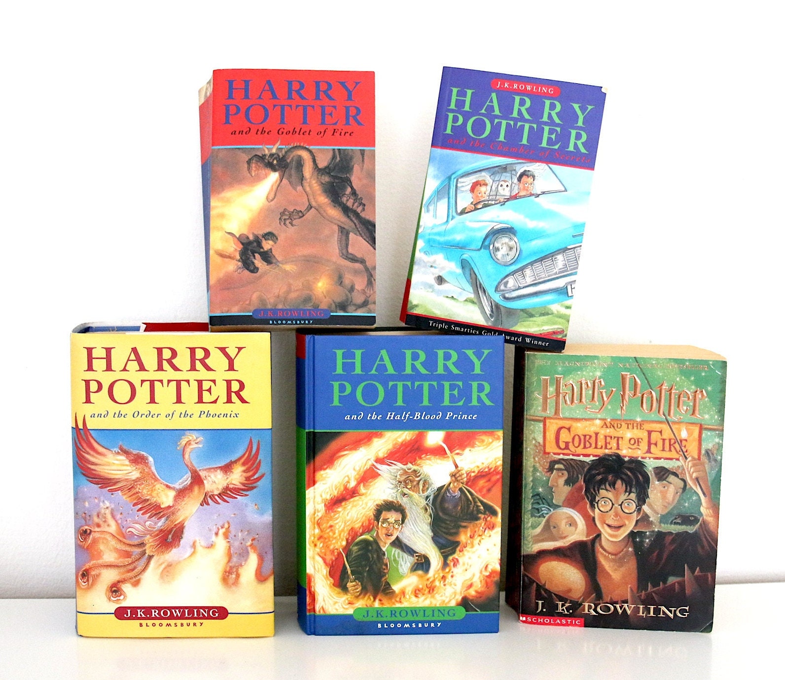 Harry Potter books 1-6 Scholastic and Bloomsbury