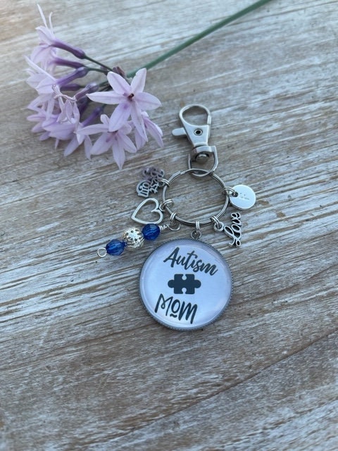 Personalized Autism Awareness Keychain, Appreciation