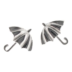 Sterling Silber Regenschirm Ohrstecker 925
