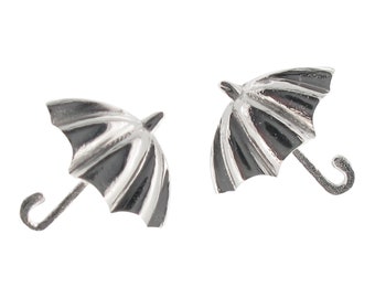 Sterling Silver Umbrella Stud Earring 925