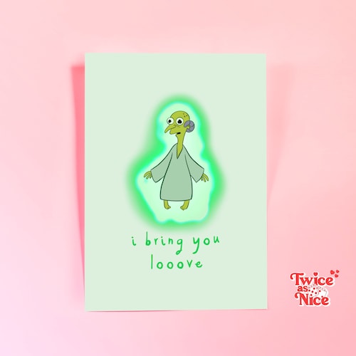 Mr Burns I Bring You Love Card the Simpsons Etsy