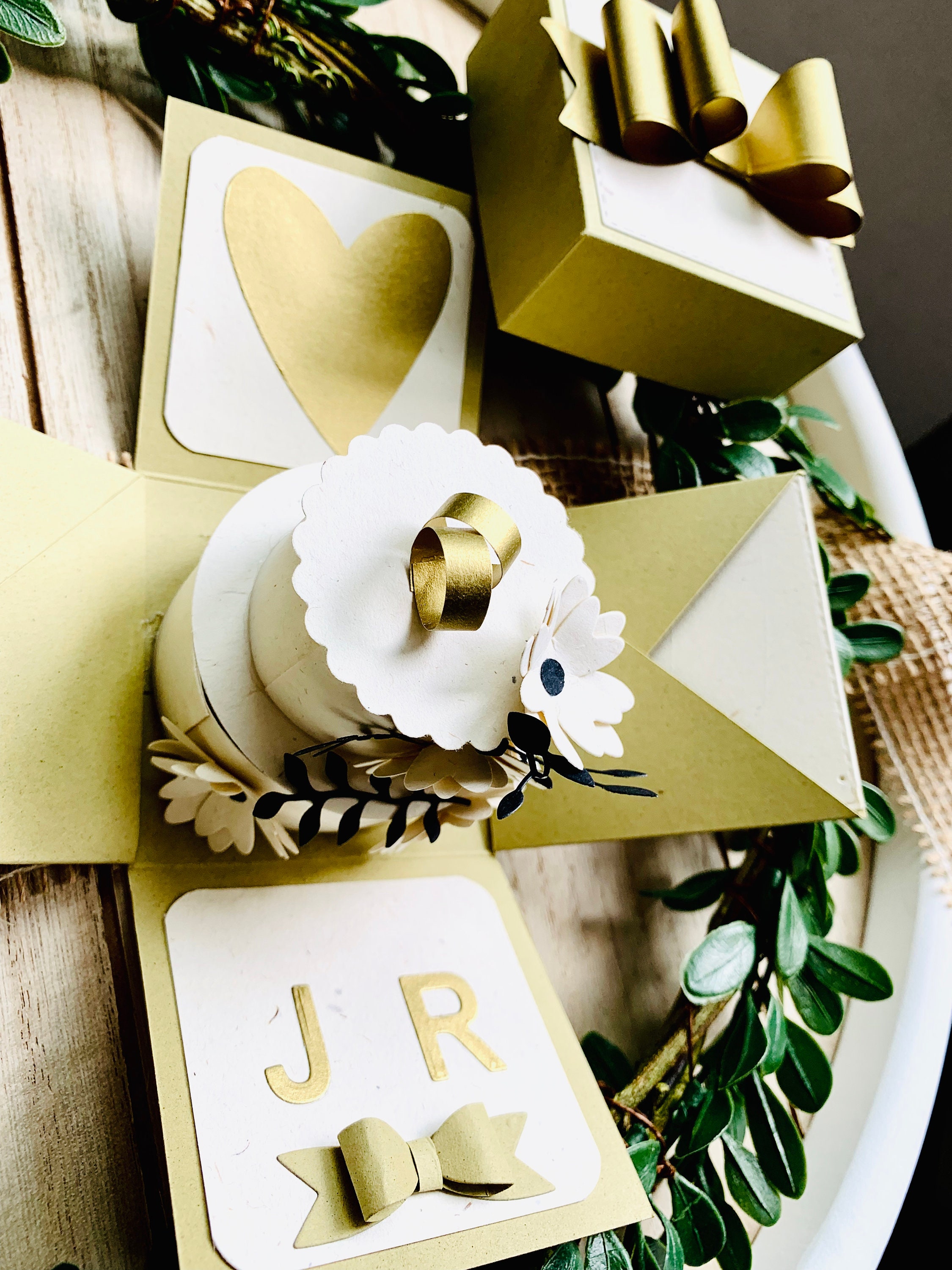 Explosion Box Wedding Gift Wrapping Money Gift Etsy