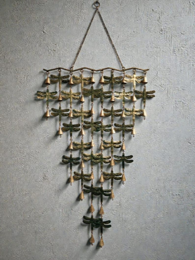 MangoGiftsStore Dragonfly Wind Chime - Thumbnail 3