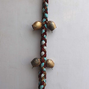 11 Vintage Dome Shape Bells Hanging Chime Mobile String Decoration 62 cm Length