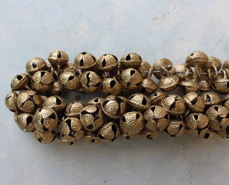 100 Pc Lot Vintage Brass Bells Ghungroo Bell Banjara Beads Etsy