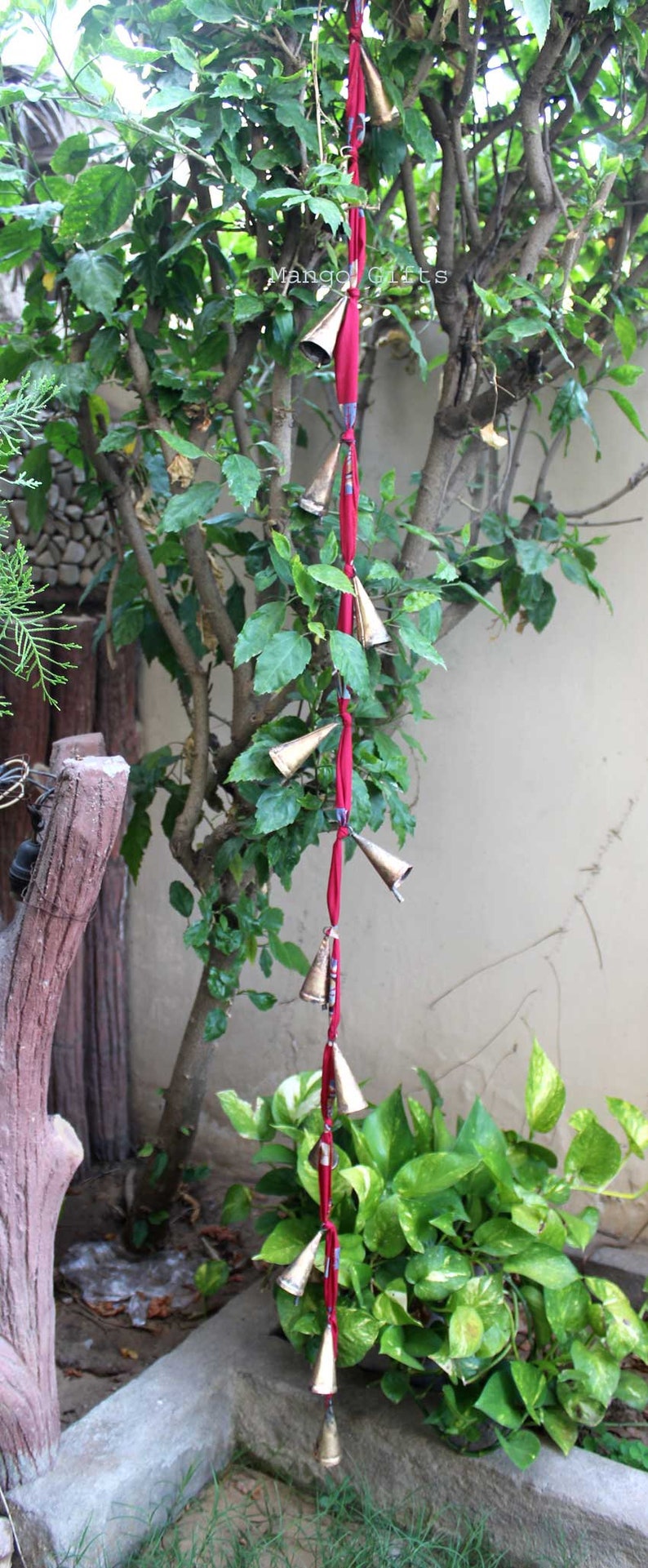 14 Cone Bells Hanging Chime Mobile String Decoration Etsy