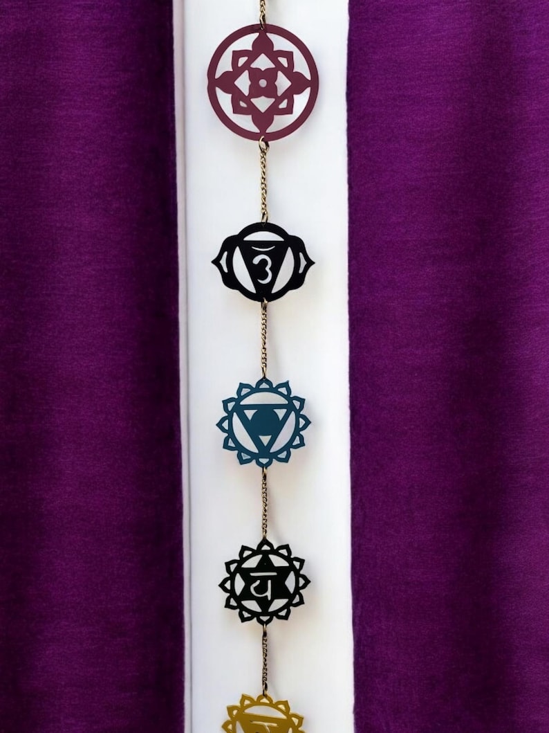 7 Chakra Wall Hanging Chimes