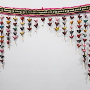 Tota Bird Door Hanging Valance Door Decoration Boho Theme Hippy Hippie Bohemian Wall Hanging Indian Toran