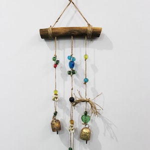 Handmade Bohemian Garden Hanging Wind Chime Sun catcher Beaded Wind chimes Rustic Farmhouse Patio Decoration