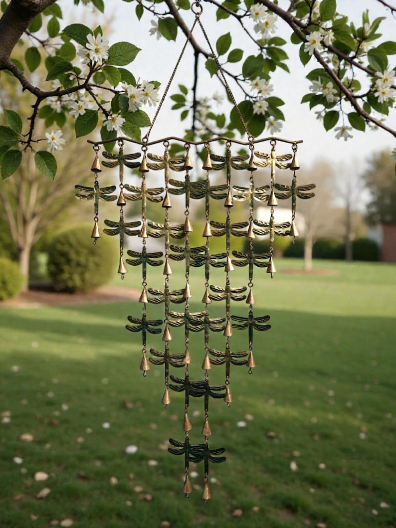 MangoGiftsStore Dragonfly Wind Chime - Thumbnail 4