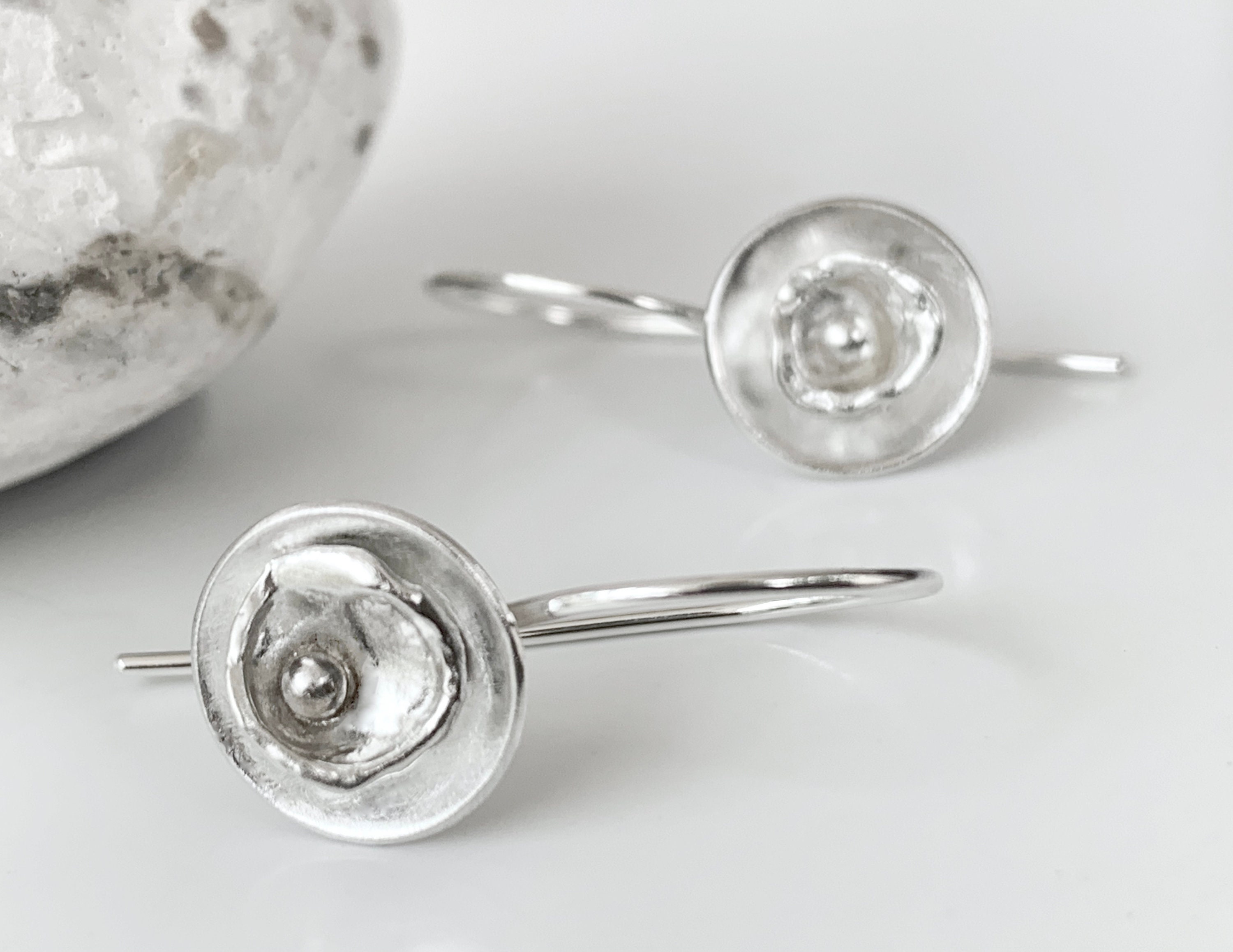Argentium outlet silver earrings