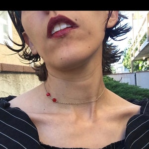 Vampire Bite chain choker
