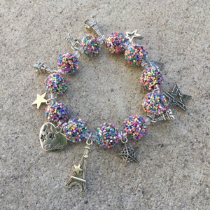 Etoiles Star and Eiffel Tower bracelet