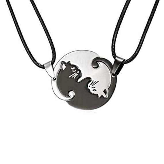 Cat friendship necklace deals