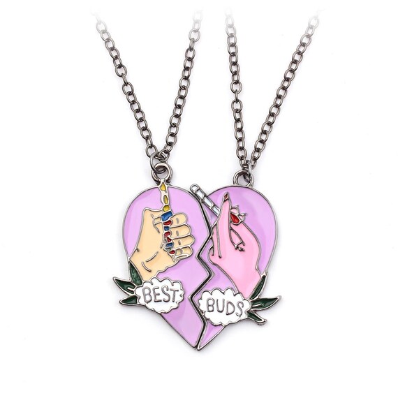 Best friends forever necklace 2 piece sale