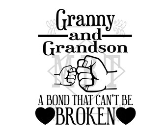 Download Grandma And Grandson Svg Etsy