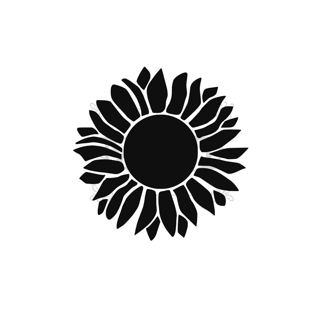 INSTANT DOWNLOAD Sunflower Svg Png Cut File for Cricut Silhouette ...