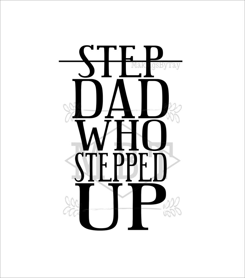 Download INSTANT DOWNLOAD svg file dad step dad father's day | Etsy