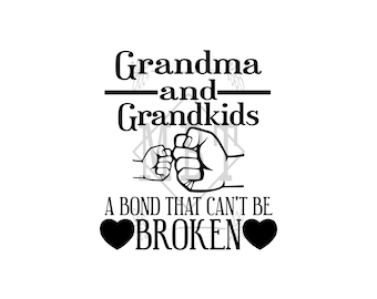 INSTANT DOWNLOAD Grandma and Grandkids Shirt and Tumbler Design Svg Png Pdf for Grandparents