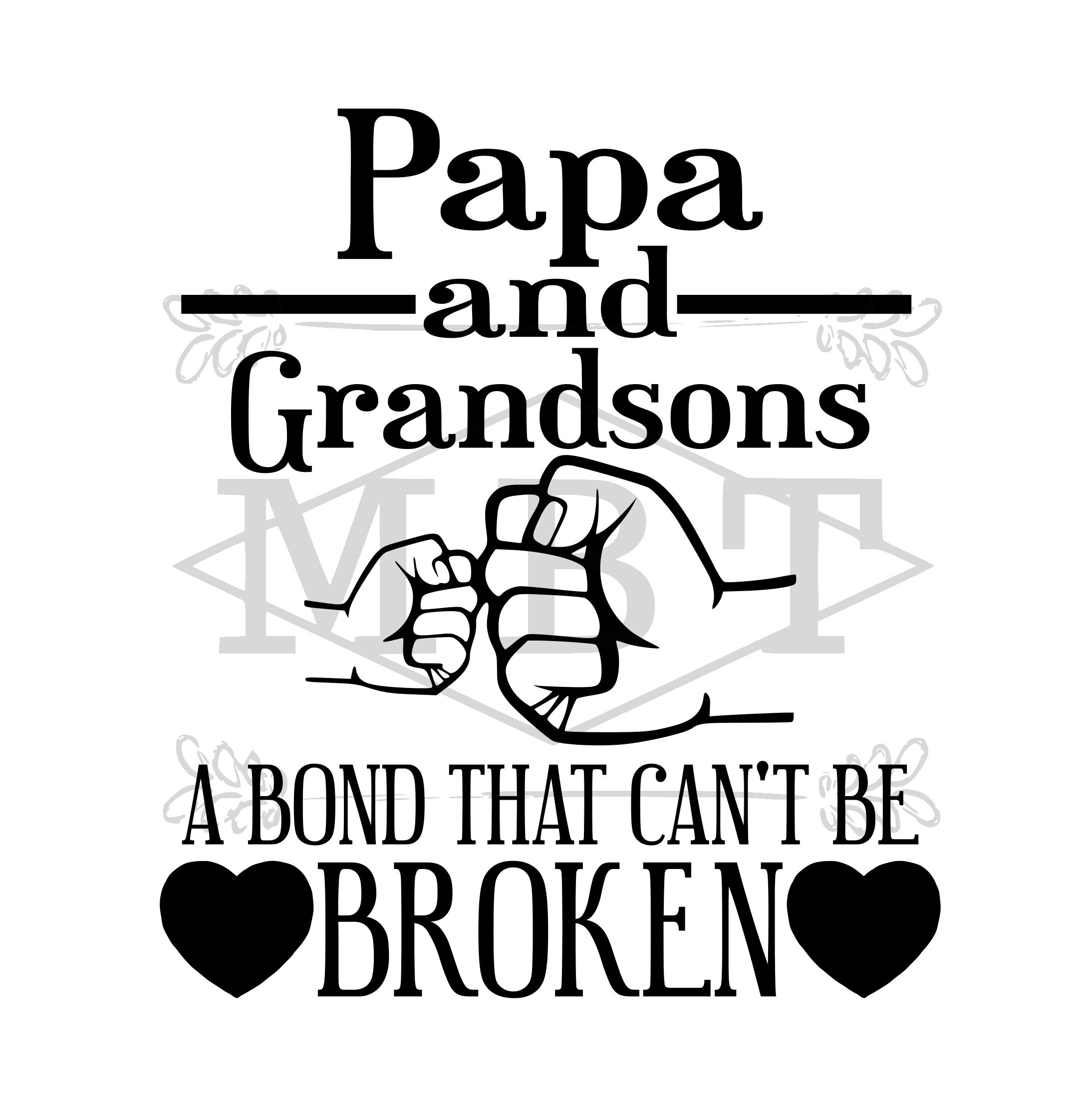 INSTANT DOWNLOAD Svg Papa Poppa Popa Granddad Etsy