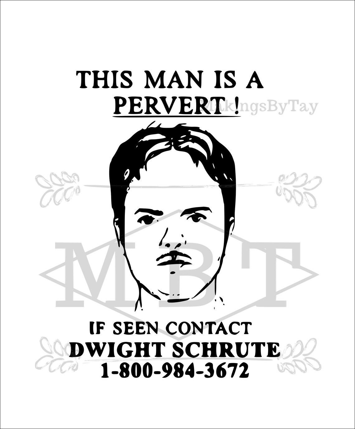 INSTANT DOWNLOAD the Office Dwight Schrute Pervert Sign - Etsy