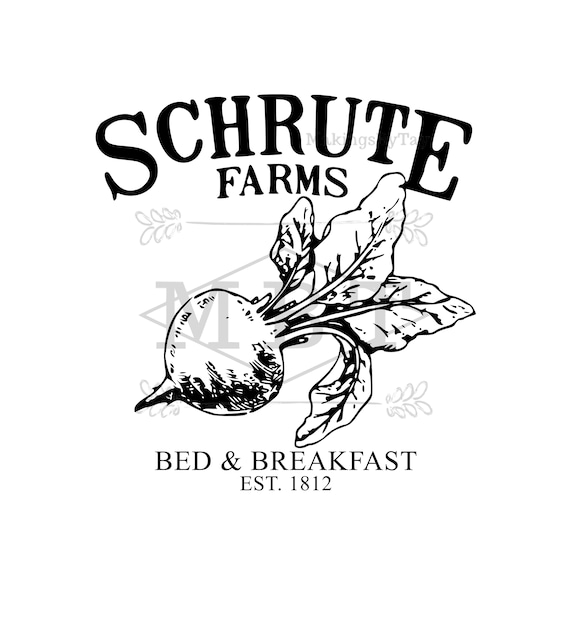 Instant Download Schrute Farms Svg The Office Svg Beets Etsy