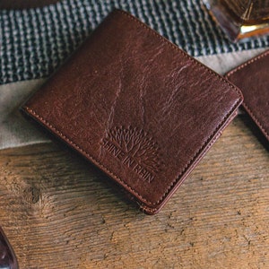 Geschenk für Ihn, Geschenk für Vater, Echtleder Brieftasche, Vintage Brieftasche für Männer, Leder Brieftasche