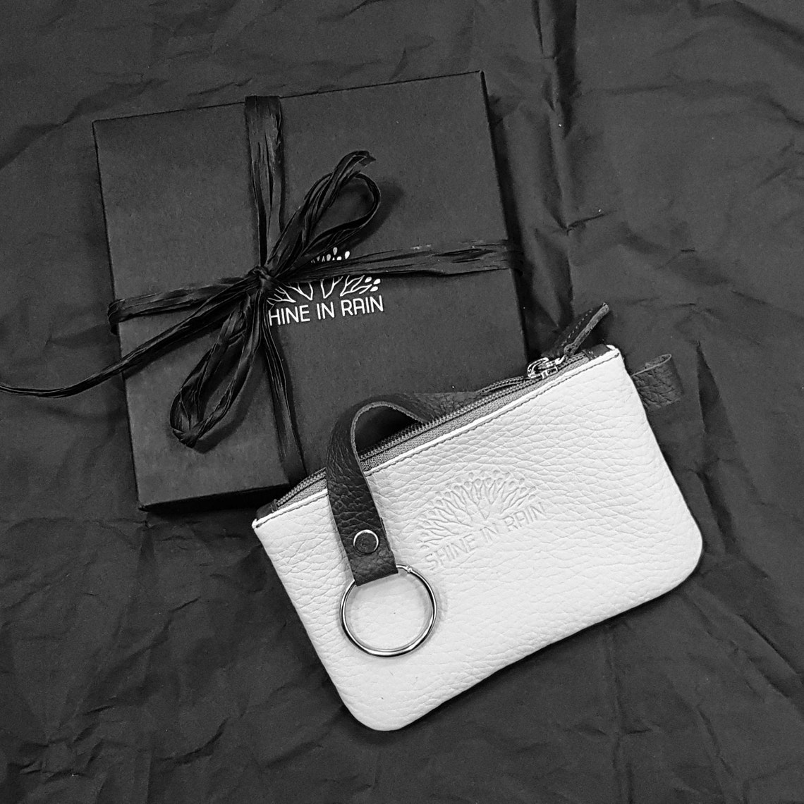 Keychain Wallet Key Fob Leather Key Holder Leather Key Etsy