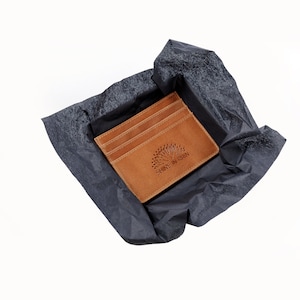 Slim Wallet, Christmas Gift for Husband, Leather Cardholder, Leather Card Holder, Leather Card Case, Genuine Leather, Minimalist Wallet
