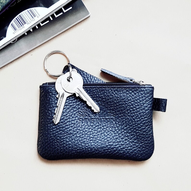 Keychain Wallet Key Fob Leather Key Holder Leather Key Etsy