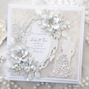 Cartes de mariage personnalisées de luxe faites main, Cartes de mariage faites main, Cartes de mariage de luxe, Cartes de mariage personnalisées, Carte de mariage dans un coffret
