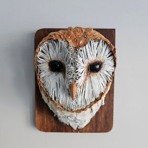 Recycled art barn owl image 1