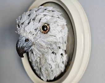 Recycled art bird
