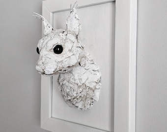 Recycled art squirrel