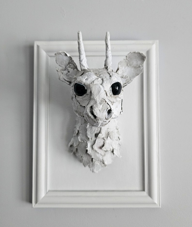 Recycled art pudu image 1