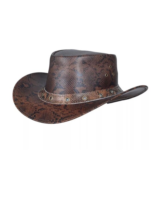 genuine leather cowboy hats