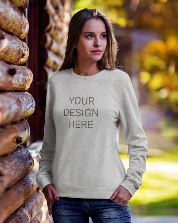 Sweatshirt Mockup Sweatshirt Mockup Bundle Gildan 18000 Etsy