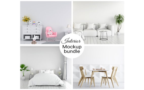 Download Interior Mockup Interior Mockup Bundle Living Room Mockup Etsy PSD Mockup Templates