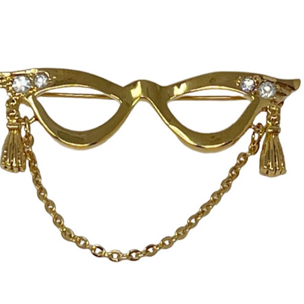Eyeglass Brooch Etsy
